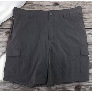 Orvis Mens Black Outdoor Cargo Shorts 38
